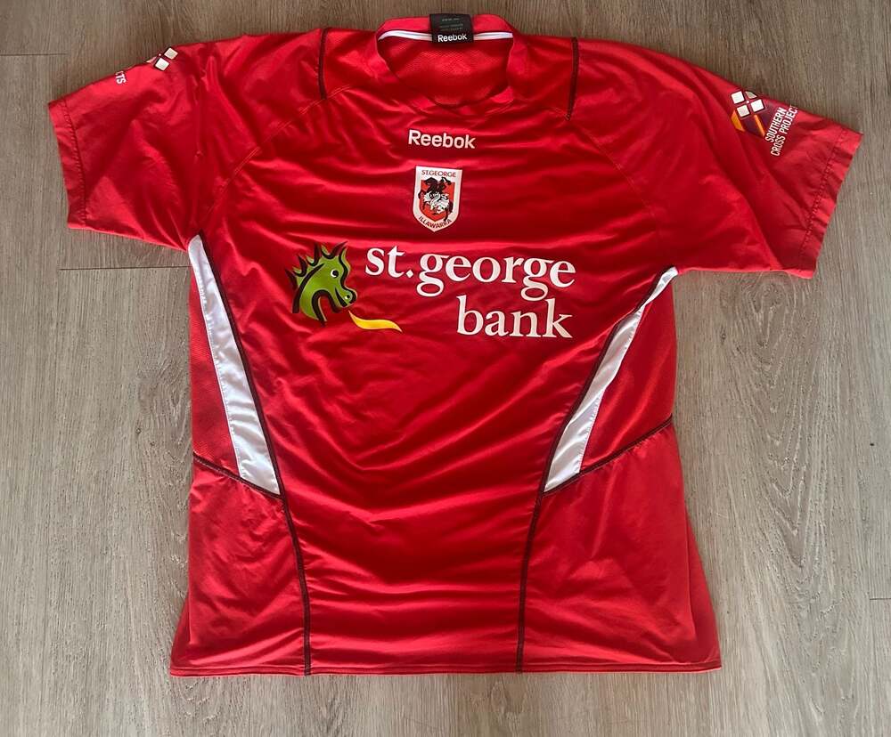 Reebok St. George Illawarra Dragons NRL Jersey Size XL